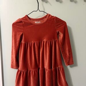 Cynthia Rowley Terracotta Kids Dress Velvet 5/6